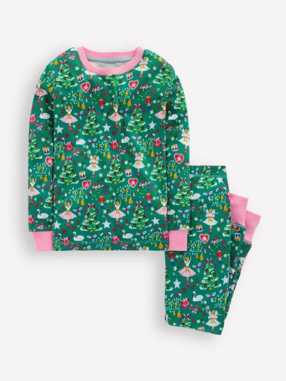 NWOT Mini Boden Snug Glow-in-the-dark Pajamas
